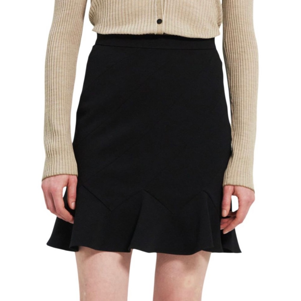 Theory Diagonal Mini Skirt